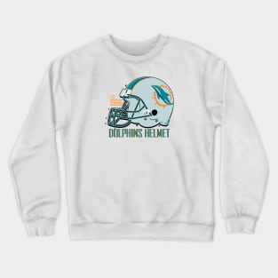 miami dolphins - dolphins helmet Crewneck Sweatshirt